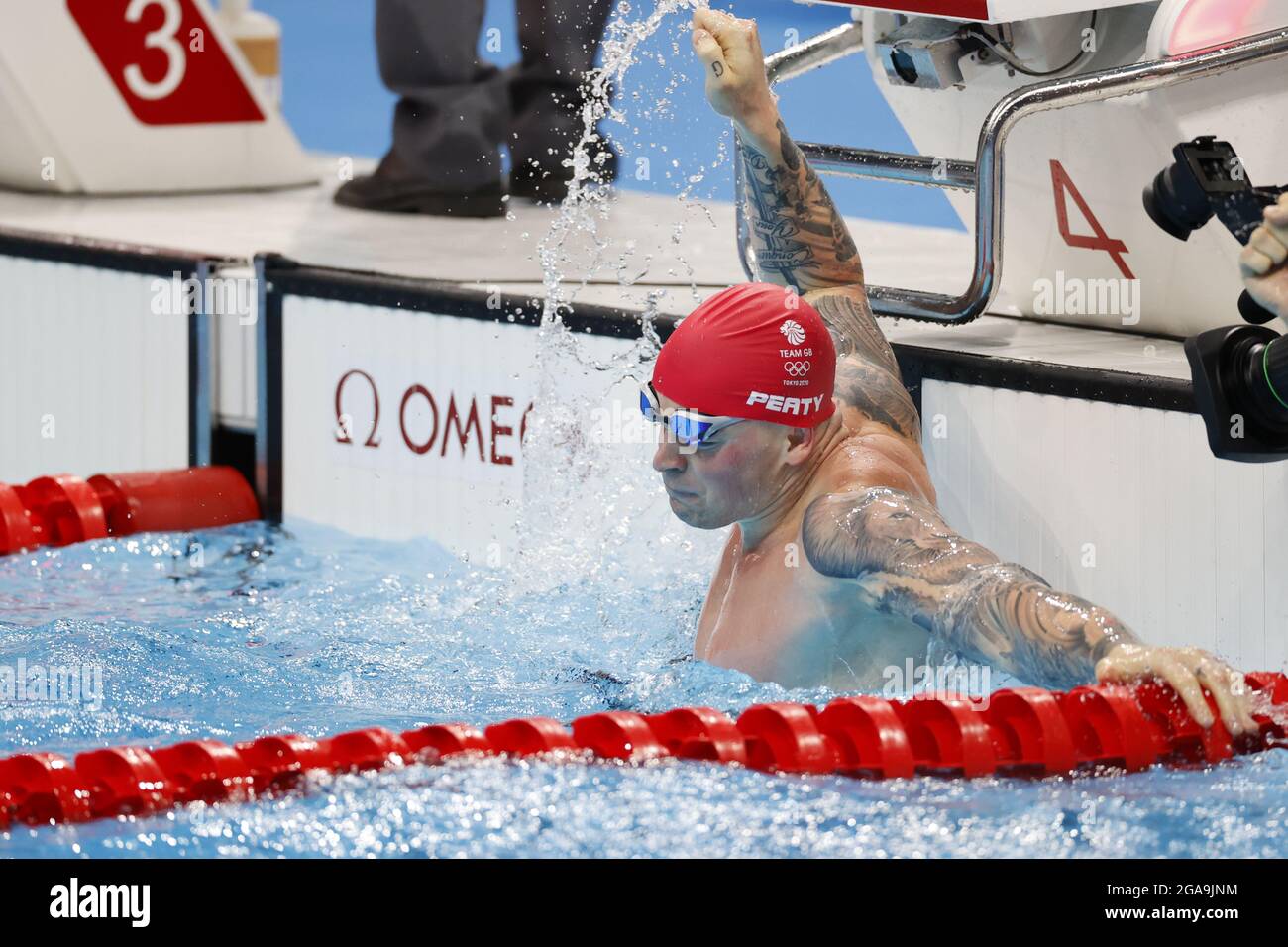 Peaty Adam Gbr Gold Medal During The Olympic Games Tokyo 2020 Swimming Men S 100m Breaststroke Final