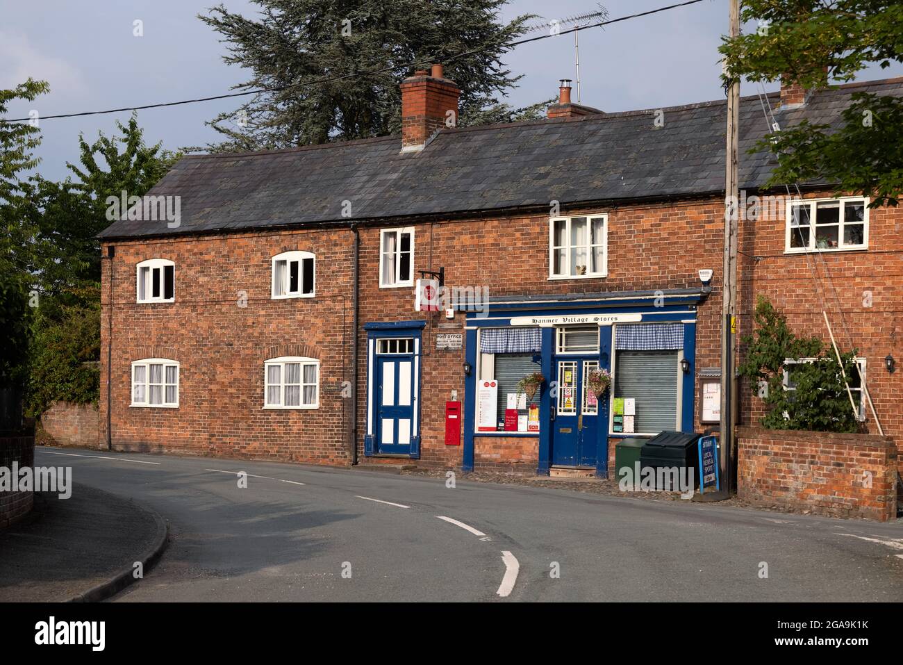 HANMER, CLWYD, WALES - JULY 10 : View of Hanmer Village Stores in Hanmer, Wales on July 10, 2021 Stock Photo