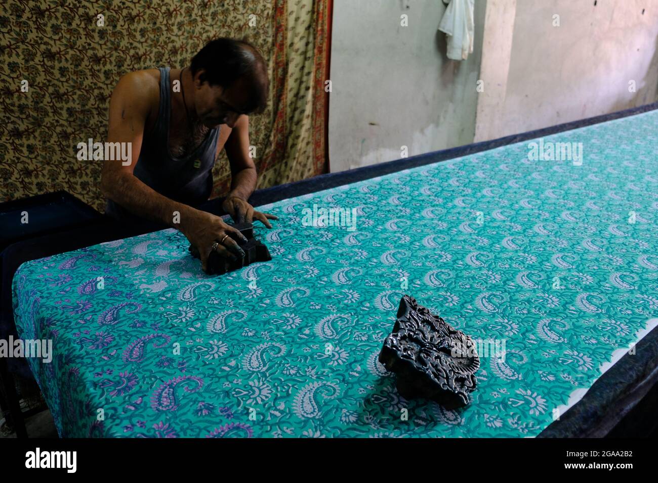 Clothing manufacturer hires stock photography and images Alamy