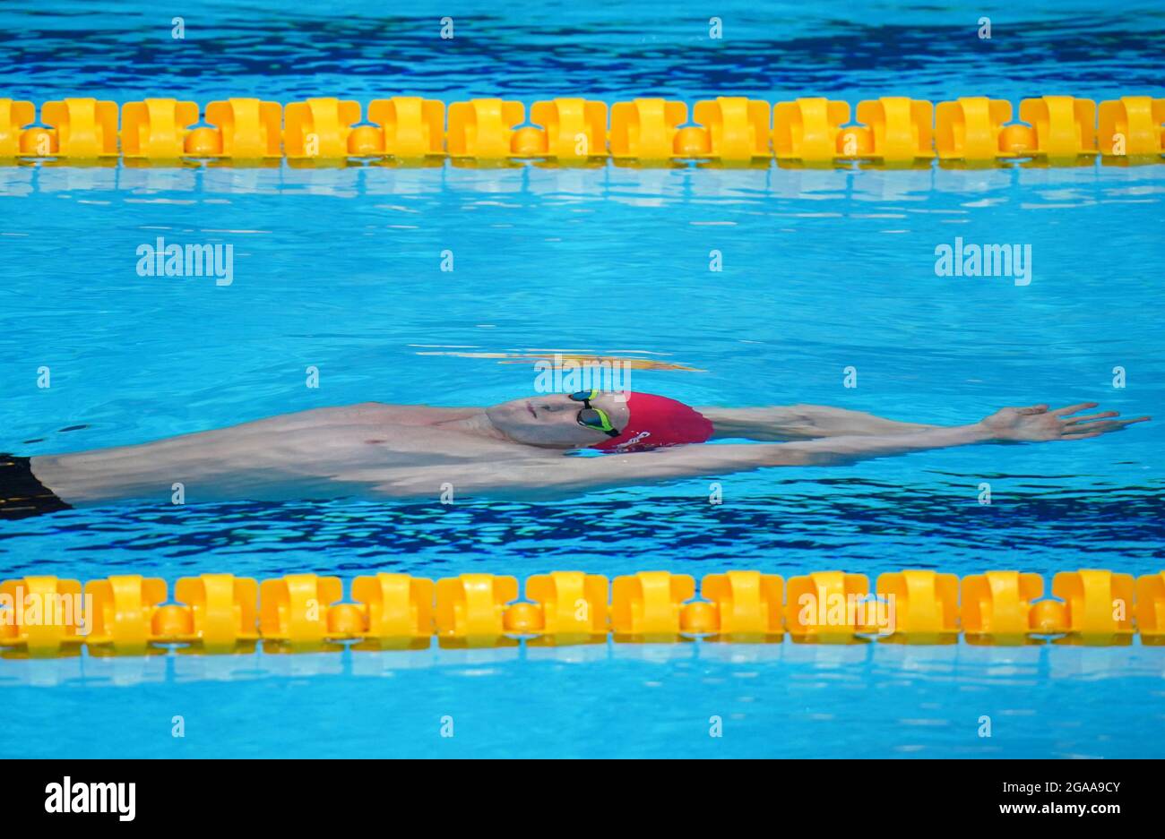 Great Britain's Luke Greenbank on the way to placing third in the Men's