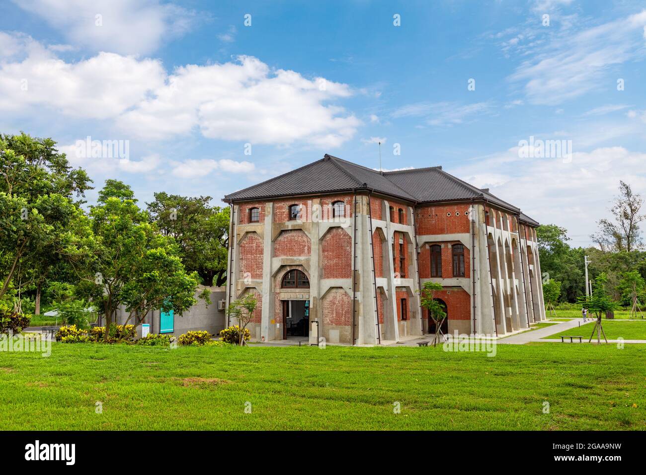 Tainan City, Taiwan-June6, 2020: The Old Tainan Watercourse in Tainan, In 2005, the government designated it as a national-level historical site. Stock Photo