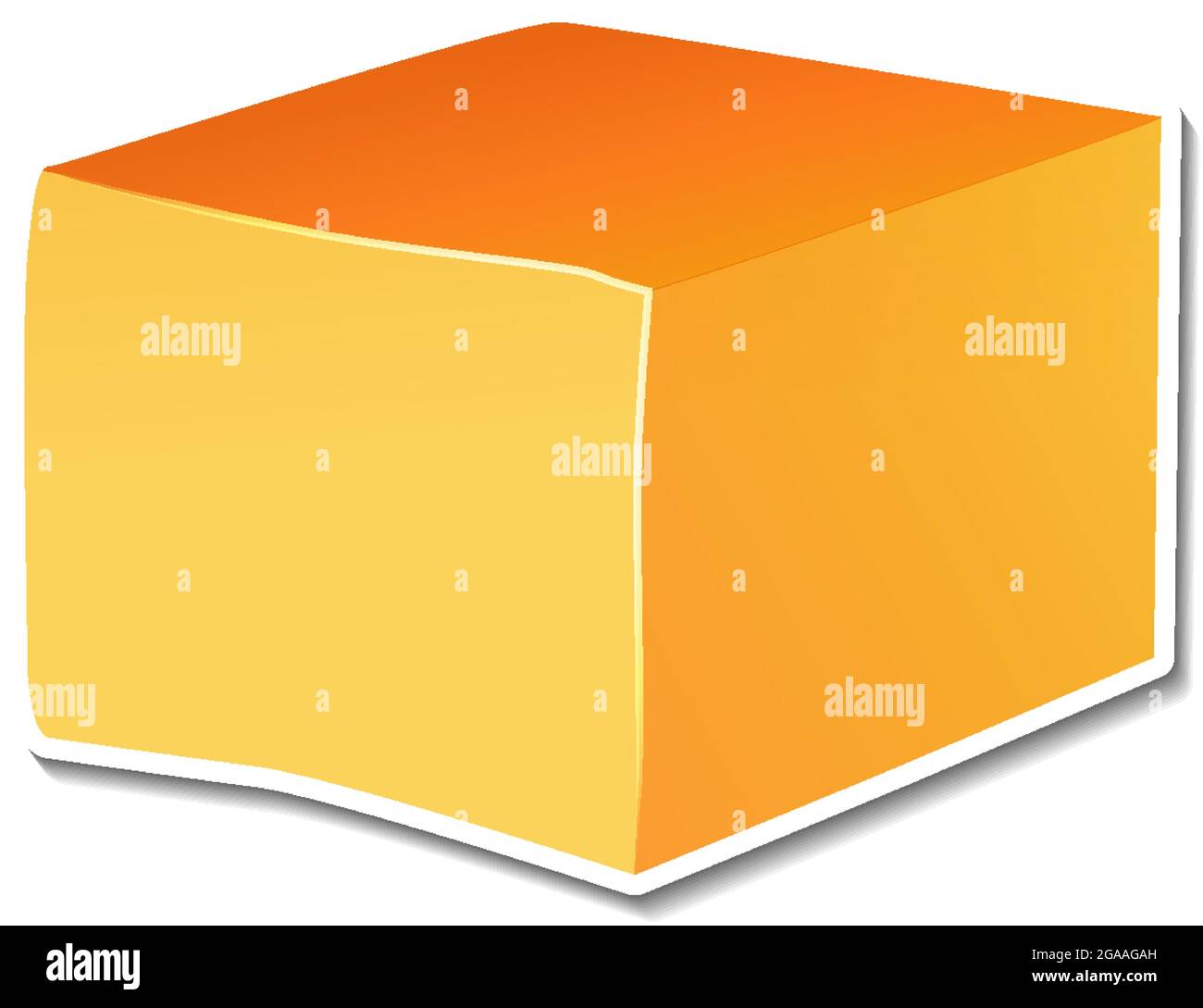 Butter bar sticker on white background illustration Stock Vector Image & Art Alamy