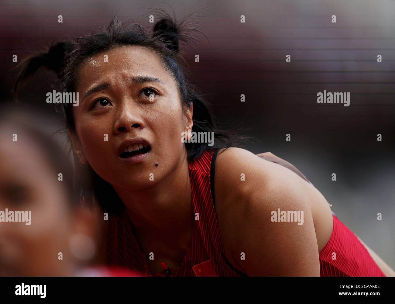 Tokyo, Japan. 30th July, 2021. Ge Manqi of China attends the Women's