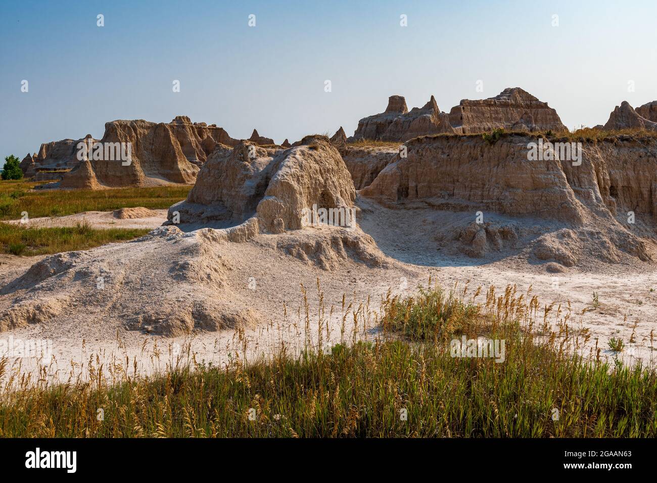 Rock Formations in Badlands National Park Stock Photo - Alamy