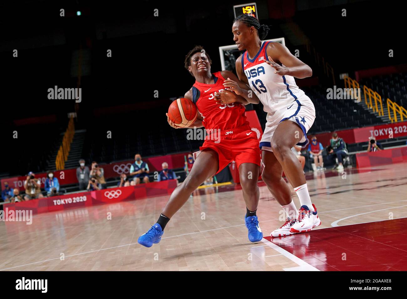 Tokyo Olympics Basketball Women Group B United States V Japan Saitama Super Arena Saitama Japan July 30 21 Rui Machida Of Japan In Action With Tokyo Olympics Basketball Women Group B United States V Japan Saitama Super Arena Saitama Japan July 30 21 Rui Machida Of Japan In Action With