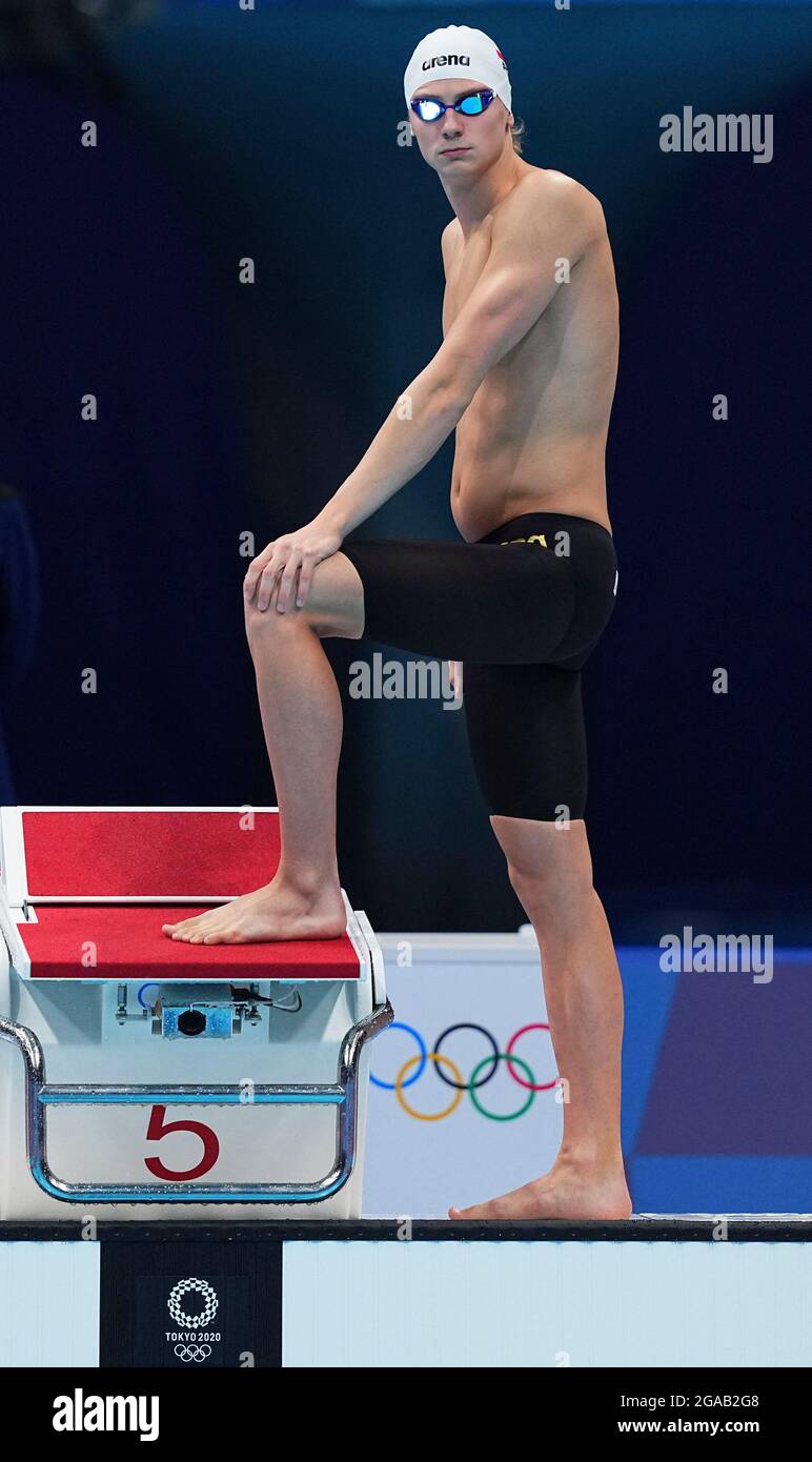 Tokyo, Japan. 30th July, 2021. Poland's Jakub Majerski prepares for the