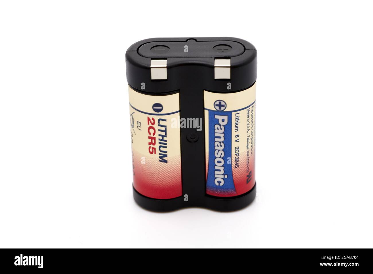 2CR5 lithium battery for analog camera Stock Photo - Alamy