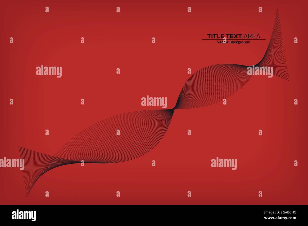 Abstract Modern Line, Wave Designed On White Background With Title Text ...