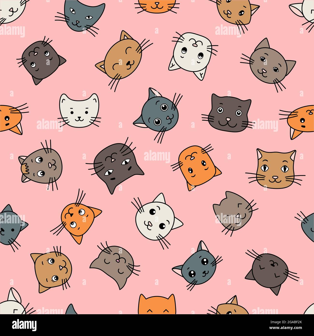 Cartoon Cat Wallpapers  Top Free Cartoon Cat Backgrounds  WallpaperAccess