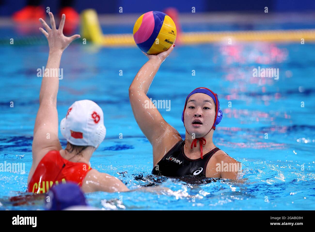 Tokyo, Japan. 28th July, 2021. Kako Kawaguchi (JPN) Water Polo Women's Preliminary Round Group