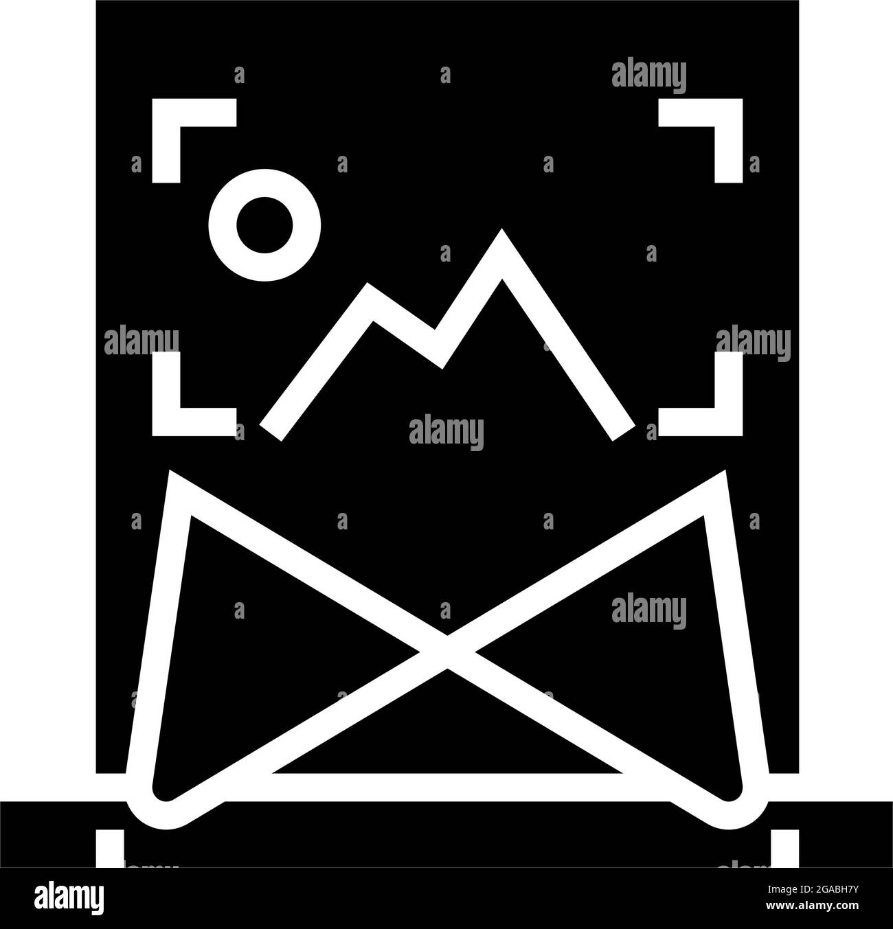 image lighting glyph icon vector illustration Stock Vector Image & Art ...