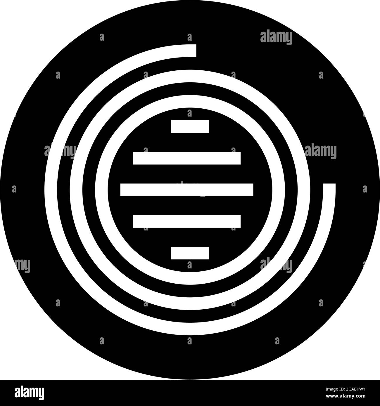 led lighting glyph icon vector illustration Stock Vector Image & Art ...