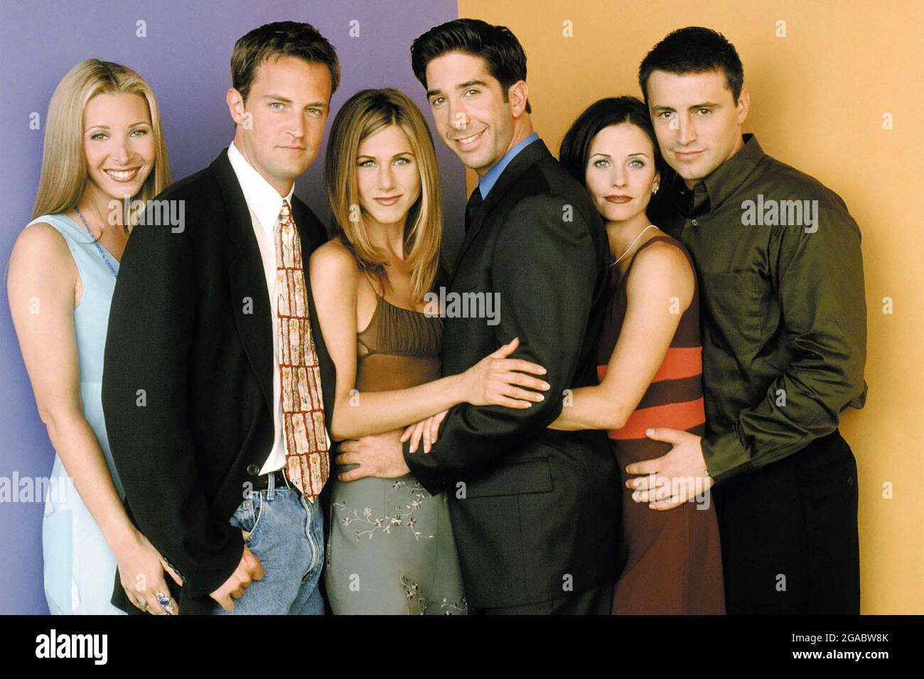 Friends Tv Series 1994 04 Usa Created By David Crane Marta Kauffman Season 5 Jennifer Aniston Courteney Cox Lisa Kudrow Matt Leblanc Matthew Perry David Schwimmer Stock Photo Alamy