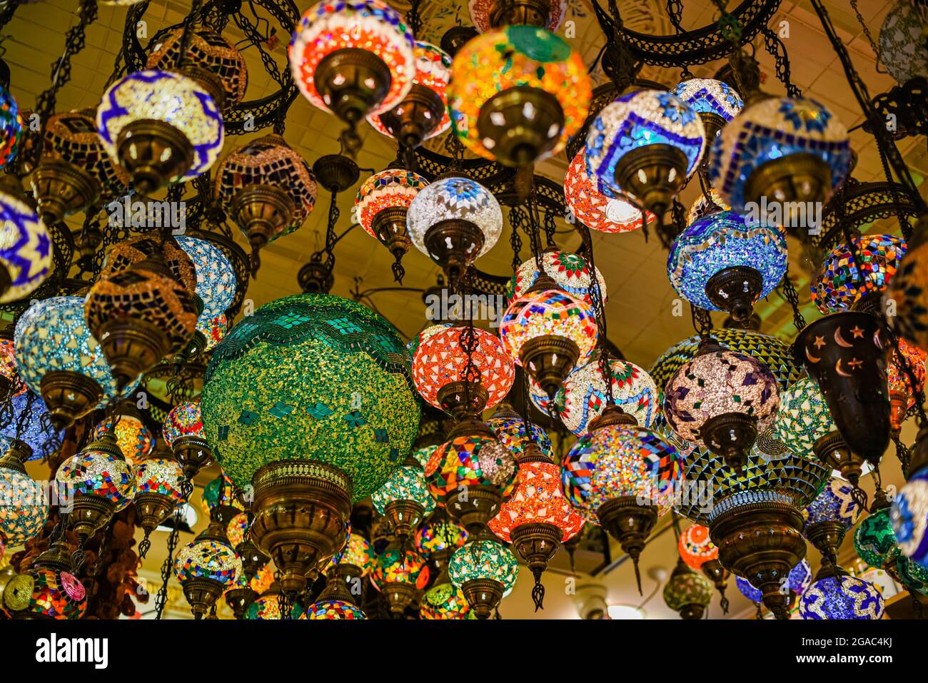 Turkish mosaic chandelier hi-res stock photography and images - Alamy