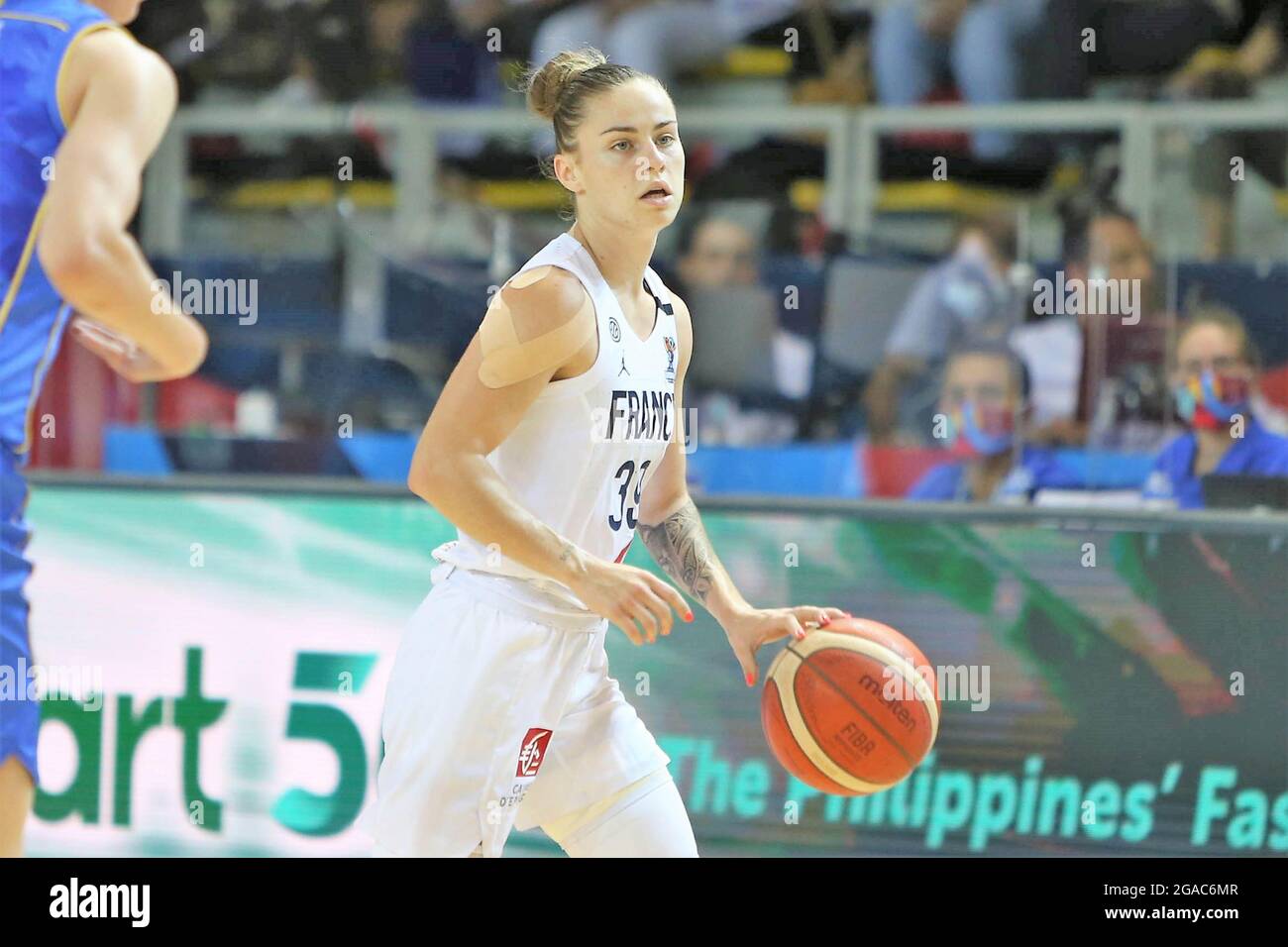 Alix DUCHET of  France during the FIBA Women's EuroBasket 2021, quarter-finals basketball match between France and Bosnia Herzegovina on June 23, 2021 at Rhenus Sport in Strasbourg, France - Photo Laurent Lairys / DPPI Stock Photo