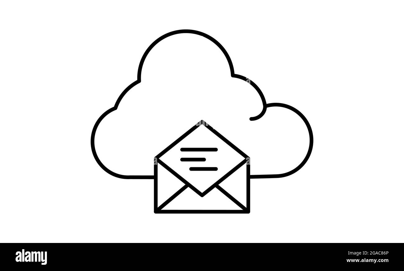 Cloud message Isolated Vector Icon that can easily modify or edit. Stock Vector