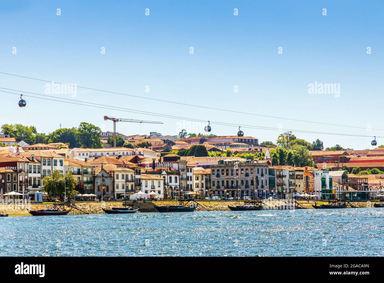 Vila Nova de Gaia, Portugal May 7, 2021 Cityscape of architecture