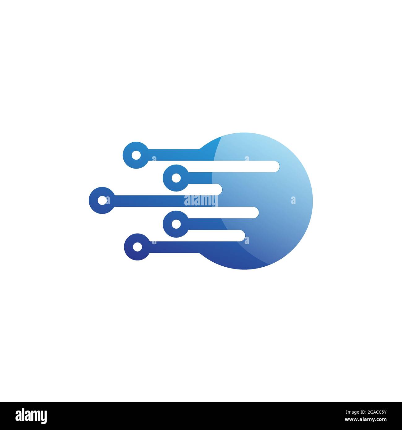 Circuit Logo Template vector illustration icon design Stock Vector