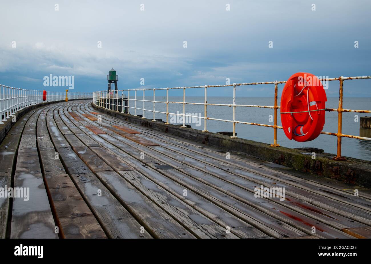 Whitby Pier Stock Photo
