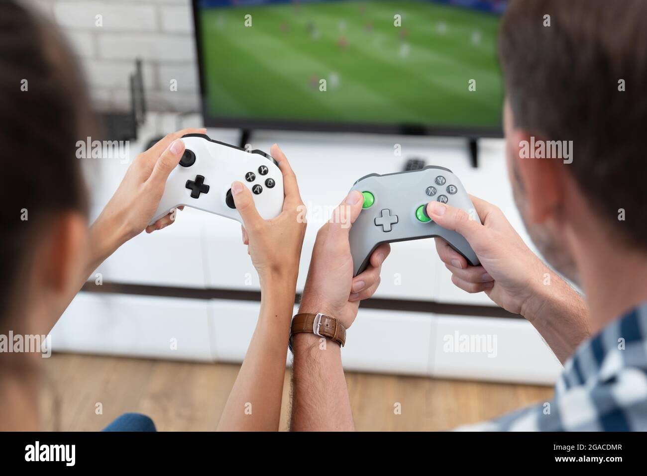 6,047 Young Couple Playing Console Games Images, Stock Photos, 3D