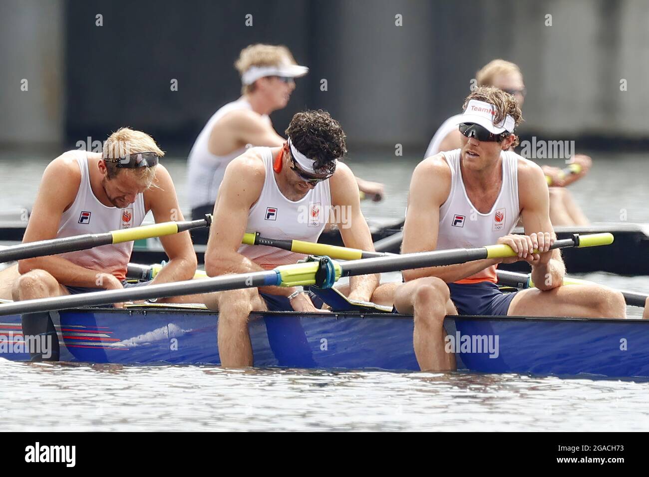 TOKYO, 30-07-2021, Sea Forest Waterway, Olympic Games, Rowing session ...