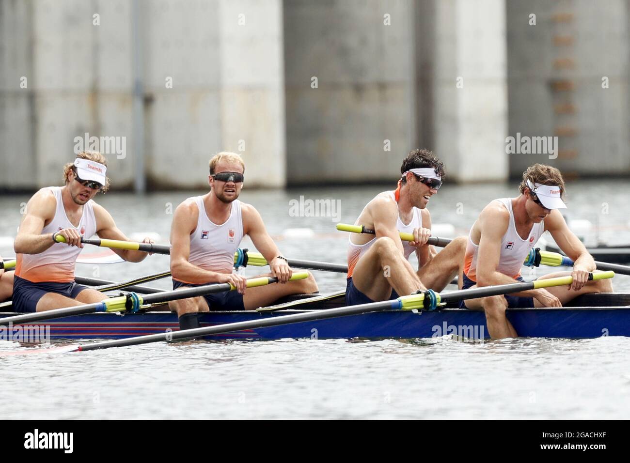 TOKYO, 30-07-2021, Sea Forest Waterway, Olympic Games, Rowing session ...