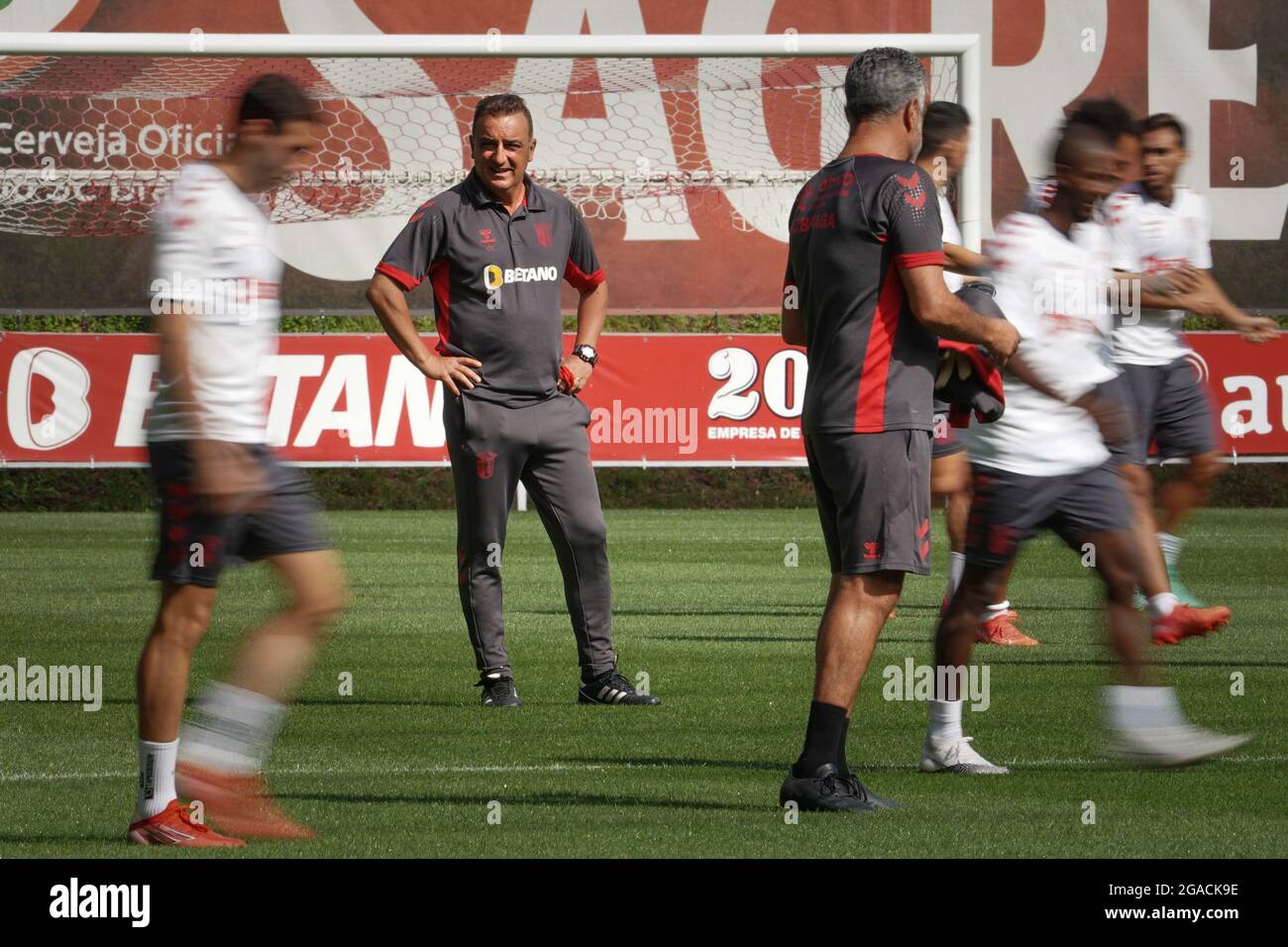 Braga 07 30 21 Sporting Clube De Braga Trained This Morning At The Estadio Municipal De Braga In Anticipation Of The Super Cup Game Against Sporting Cp Carlos Carvalhal Goncalo Delgado Global Images Sipa Usa Braga 07 30 21 Sporting Clube De Braga Trained This Morning At The Estadio Municipal De Braga In Anticipation Of The Super Cup Game Against Sporting Cp Carlos Carvalhal Goncalo Delgado Global Images Sipa Usa