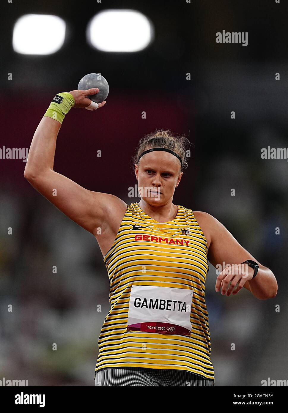 Tokio, Japan. 30th July, 2021. Athletics Olympics, shot put, women