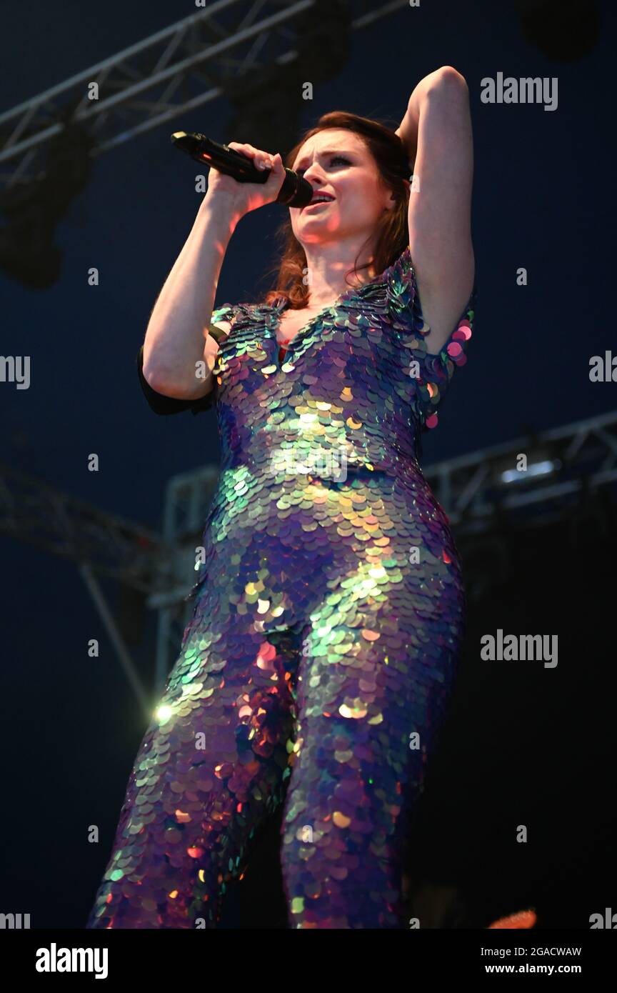 Sophie Ellis Bextor Performing Live at Tramlines Festival 2021 Stock ...