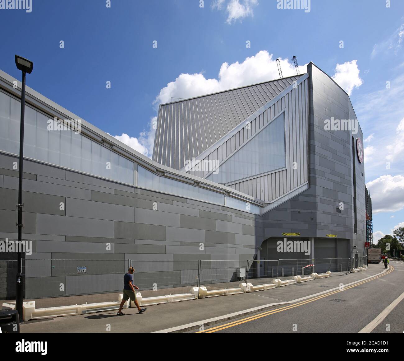 Brentford Football Club's new stadium near Kew Bridge in West London. Also home to London Irish Rugby Club. Designed by AFL Architects. Stock Photo