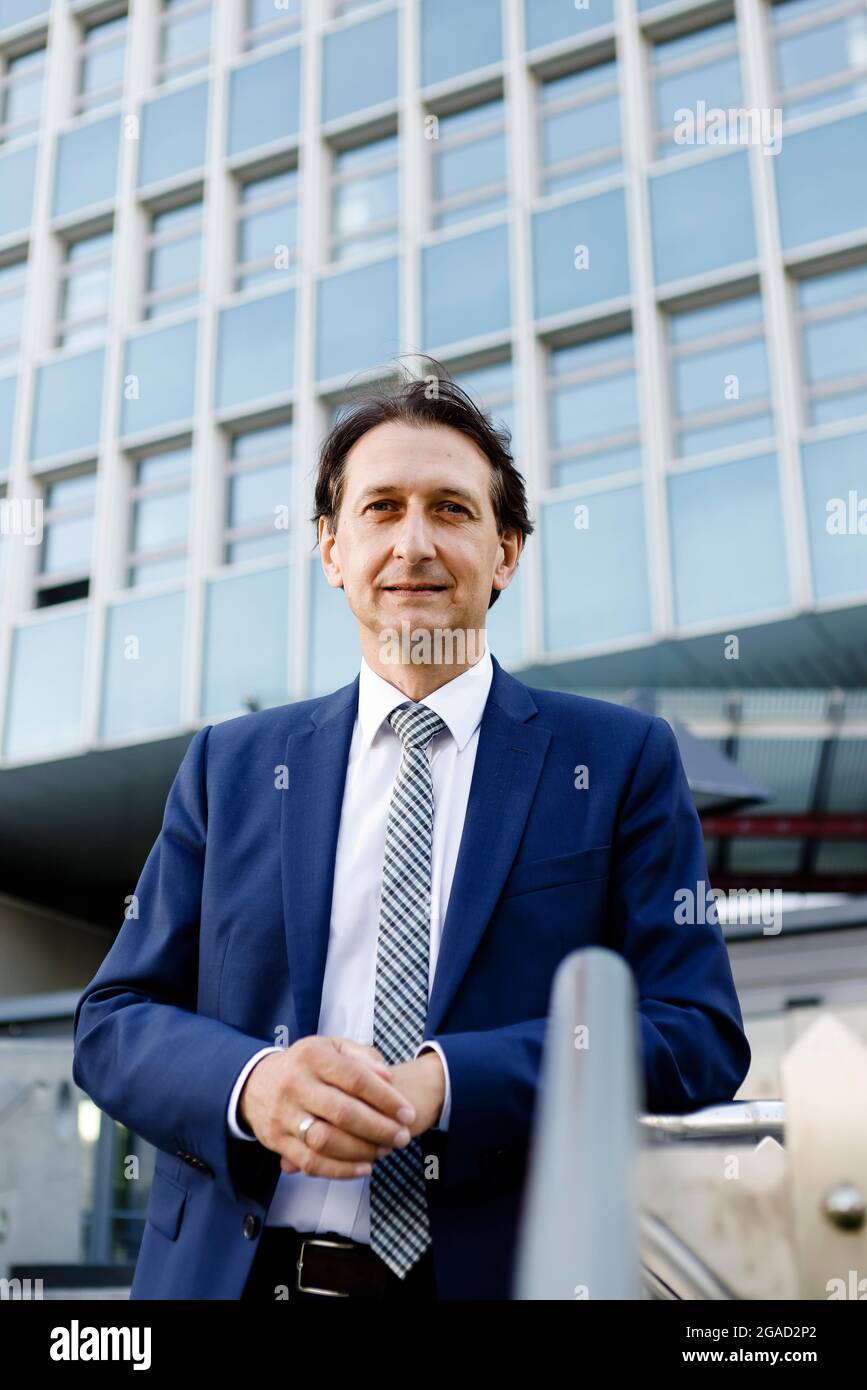 Flensburg, Germany. 28th July, 2021. Richard Damm, President of the