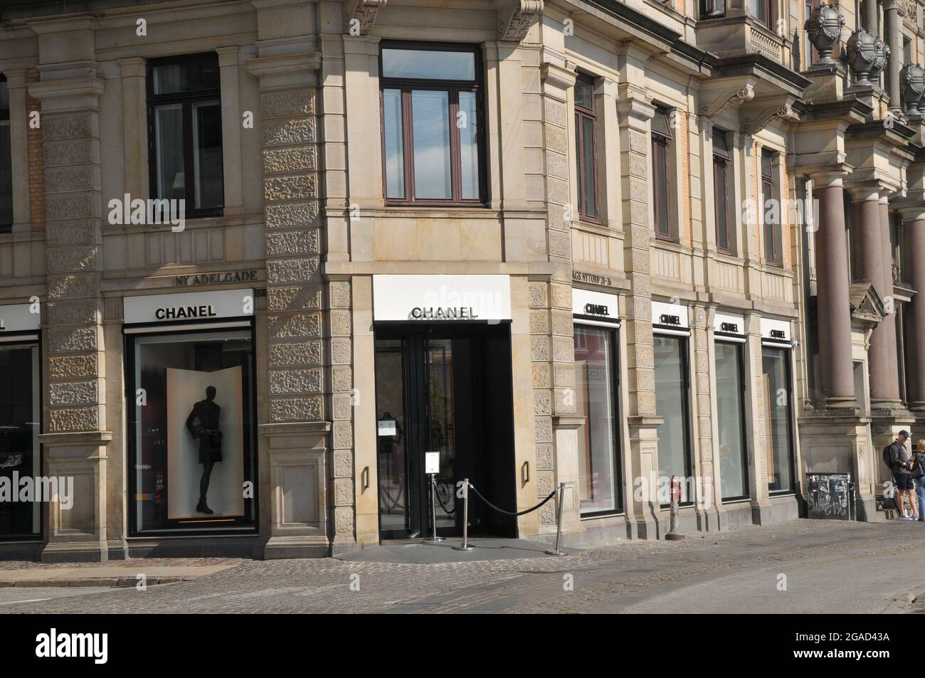 Copenhagen, Denmark., July 2021, Chanel luxury store in danish capital Copenhagen Denmark. (Photo..Francis Joseph Dean/Dean Pictures Stock Photo - Alamy