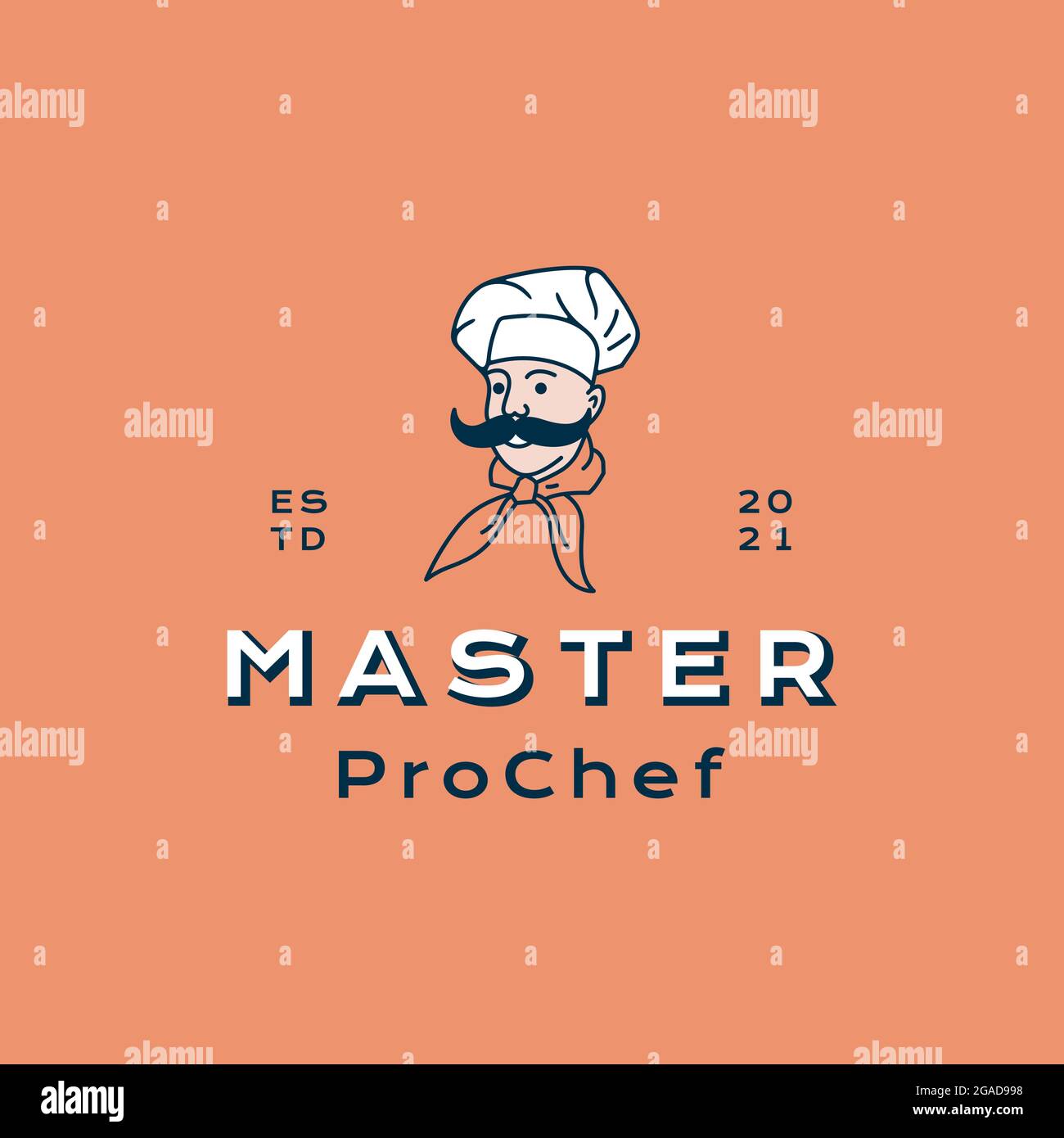 Retro Chef / Restaurant logo design inspiration vector icon ...