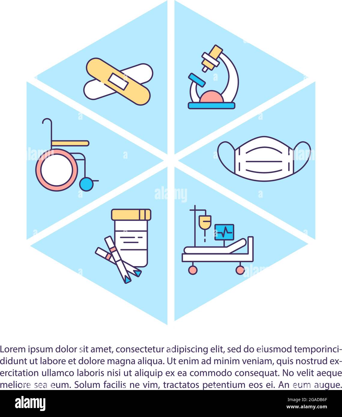 Humanitarian charity concept line icons with text Stock Vector Image ...