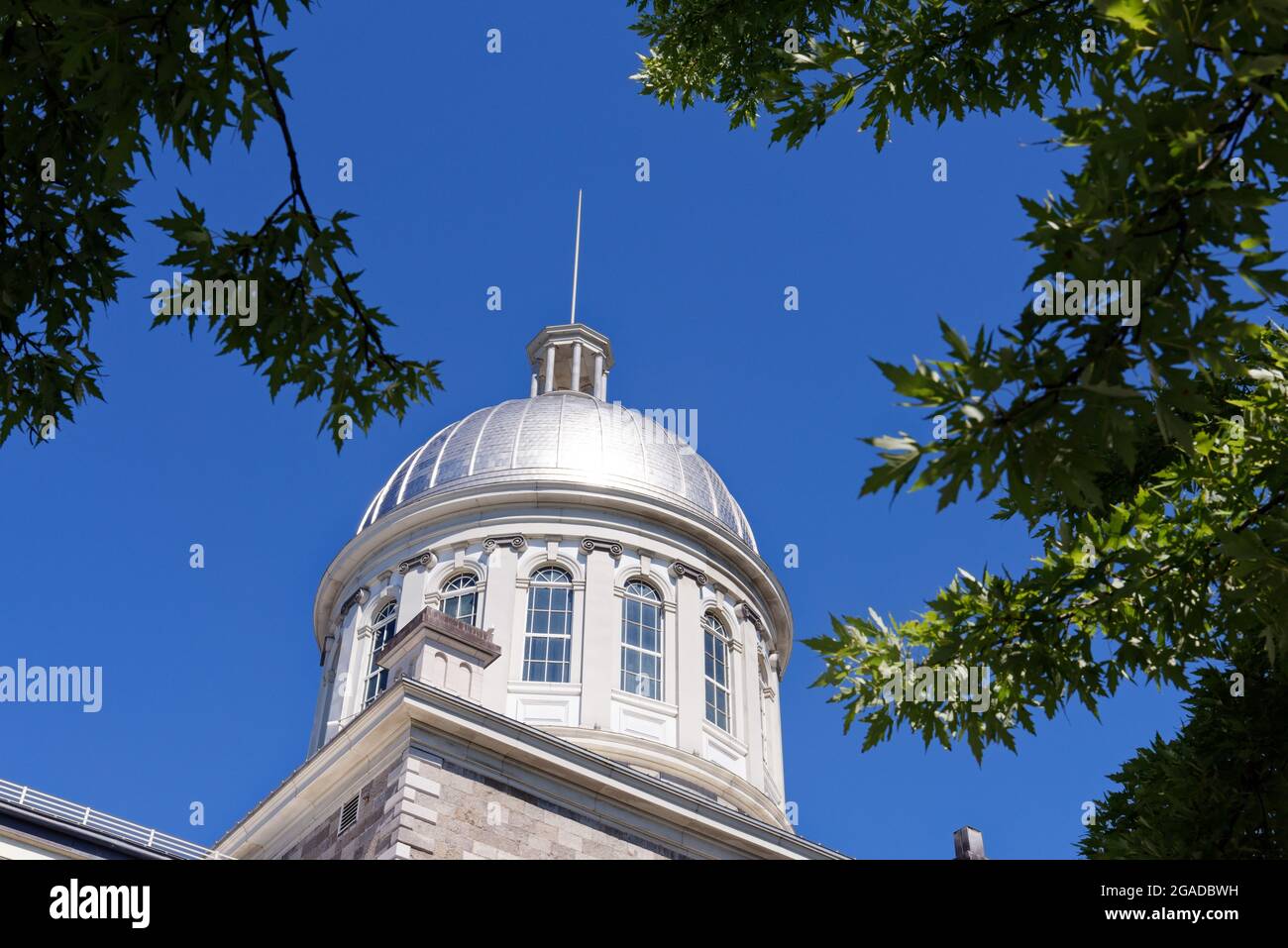 The Marché Bonsecours in Montreal's Old Port (Le Vieux Port) district Stock Photo