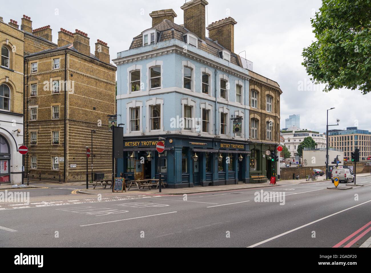 The Betsey Trotwood, a traditional Victorian pub on Farringdon Road