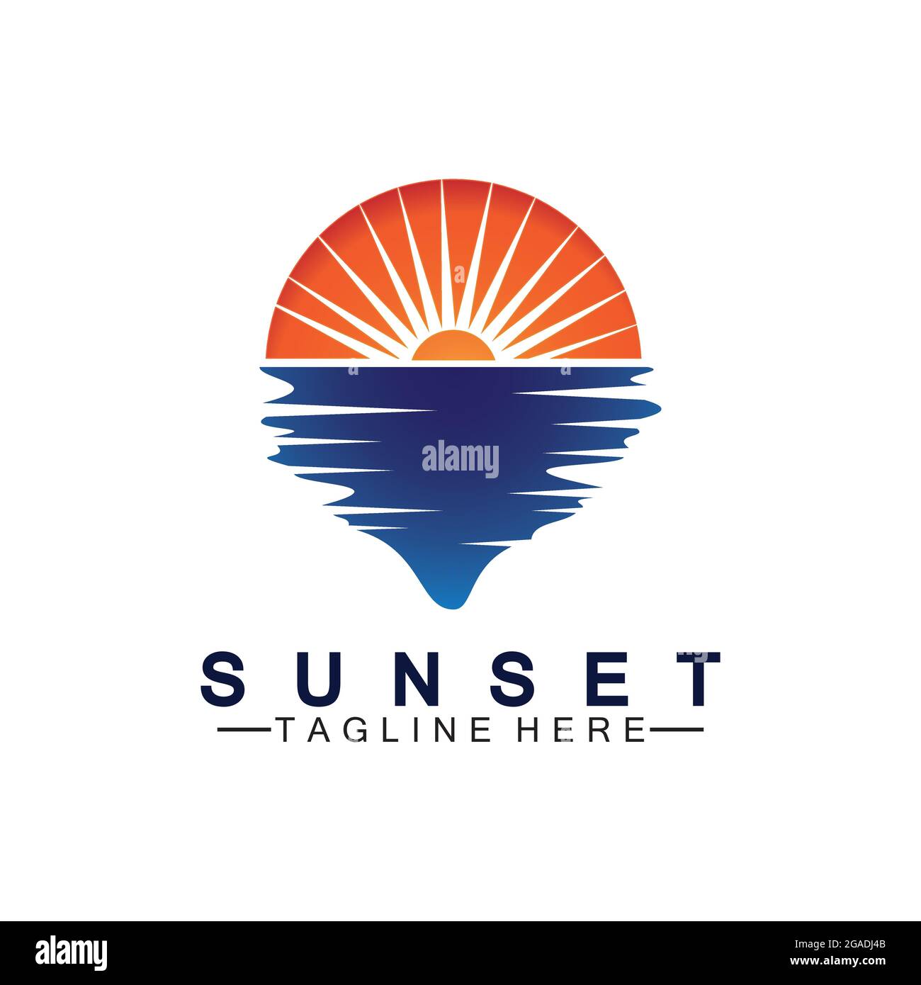 Flat sunset and mountain colorful | Premium Vector - rawpixel