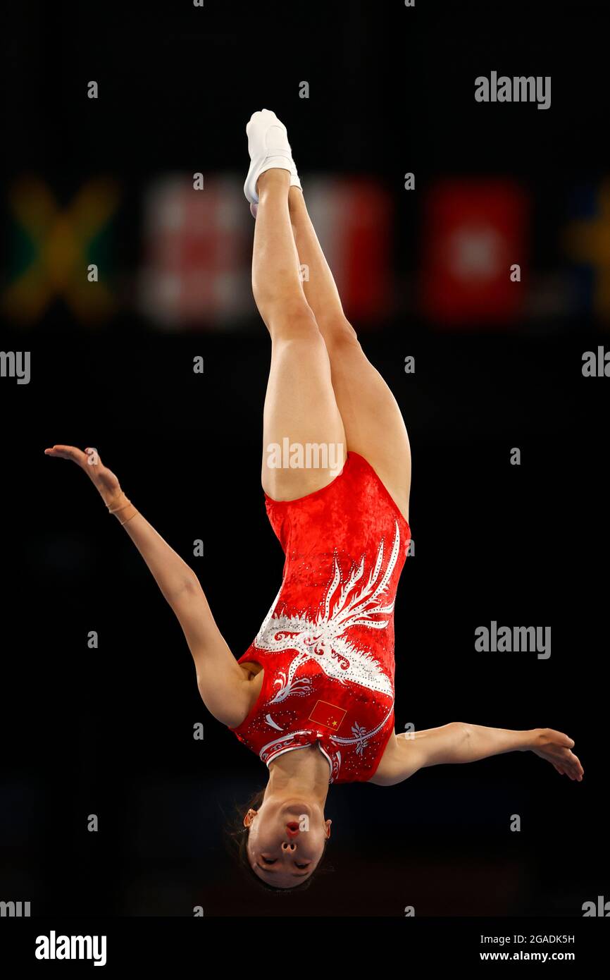 Trampoline gymnastics hi-res stock photography and images - Alamy