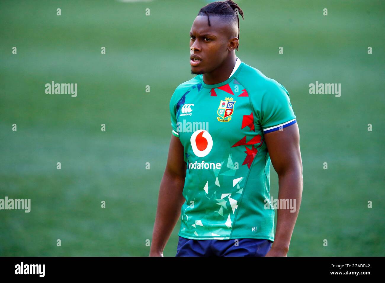 British & Irish Lions' Maro Itoje during the captains run at the Cape Town  Stadium, Cape Town, South Africa. Picture date: Friday July 30, 2021 Stock  Photo - Alamy