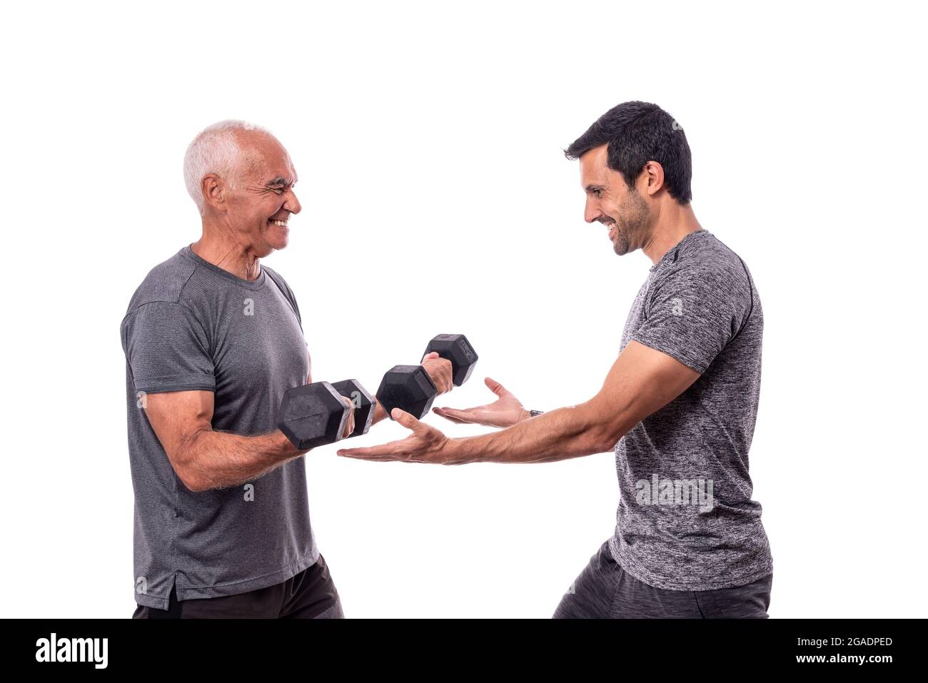 Elderly athletes Cut Out Stock Images & Pictures - Alamy
