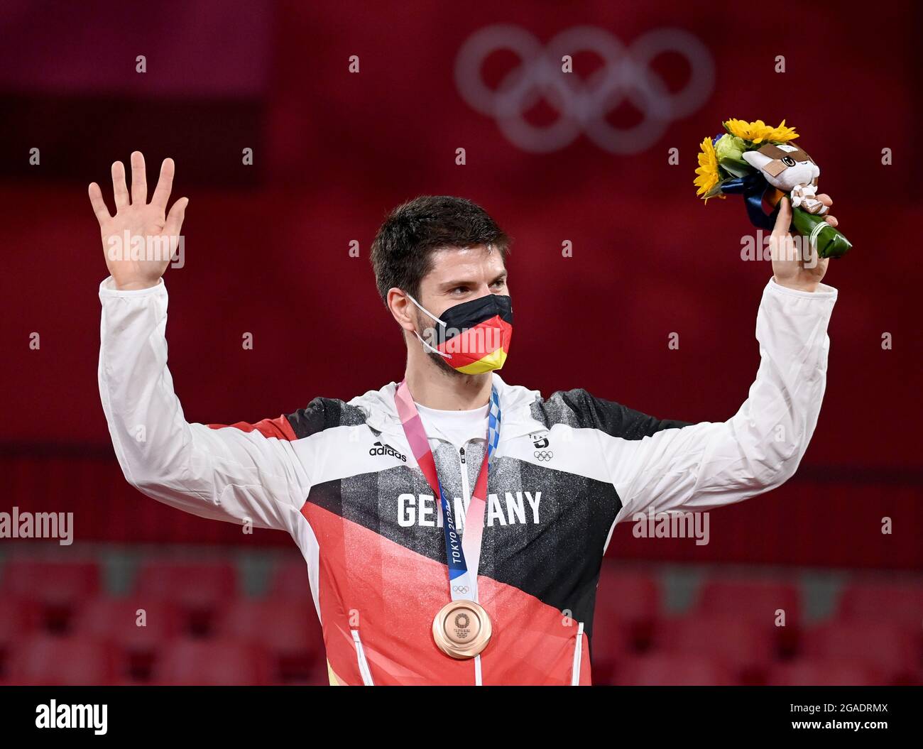 Tokyo, Japan. 30th July, 2021. Table tennis Olympics, men's singles