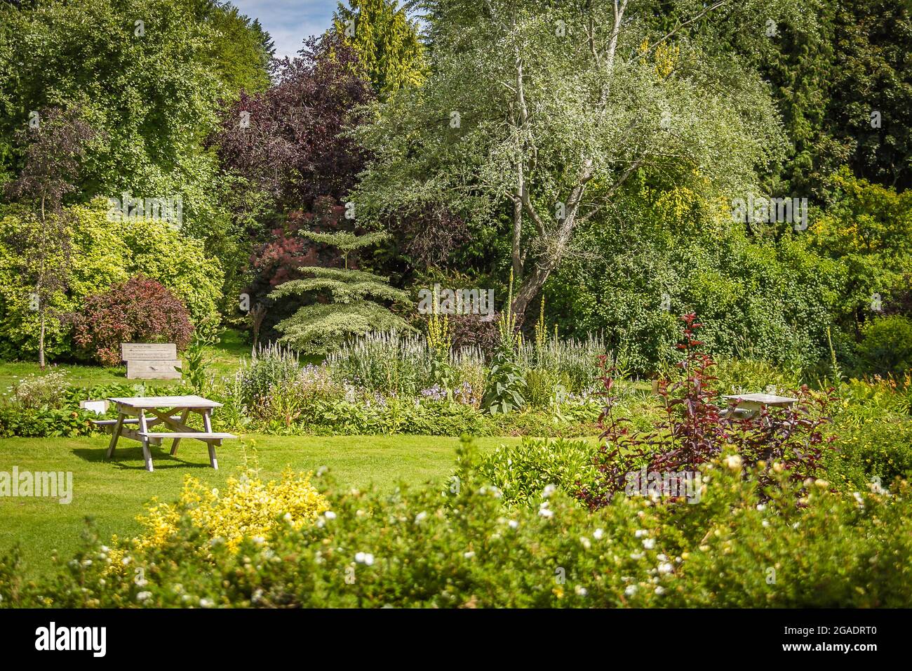 Thorp Perrow, Bedale, Wensleydale, Yorkshire Dales National Park, North Yorkshire, England - Summertime Stock Photo