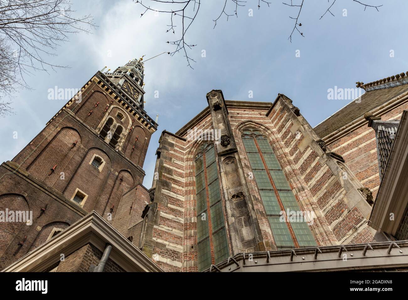 Oude Kerk exterior, Amsterdam Stock Photo Alamy