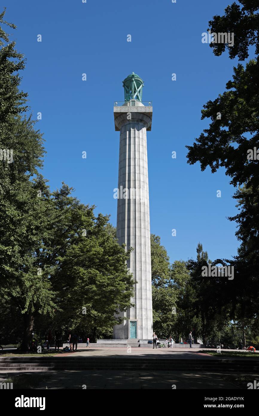 Prison Ship Martyrs Monument in Fort Greene Park, Brooklyn, New York. Stock Photo
