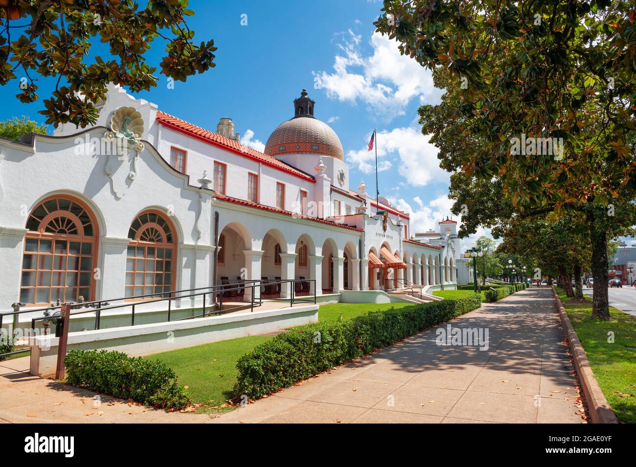 HOT SPRINGS, ARKANSAS SEPTEMBER 4, 2018 The Quapaw Baths in Hot