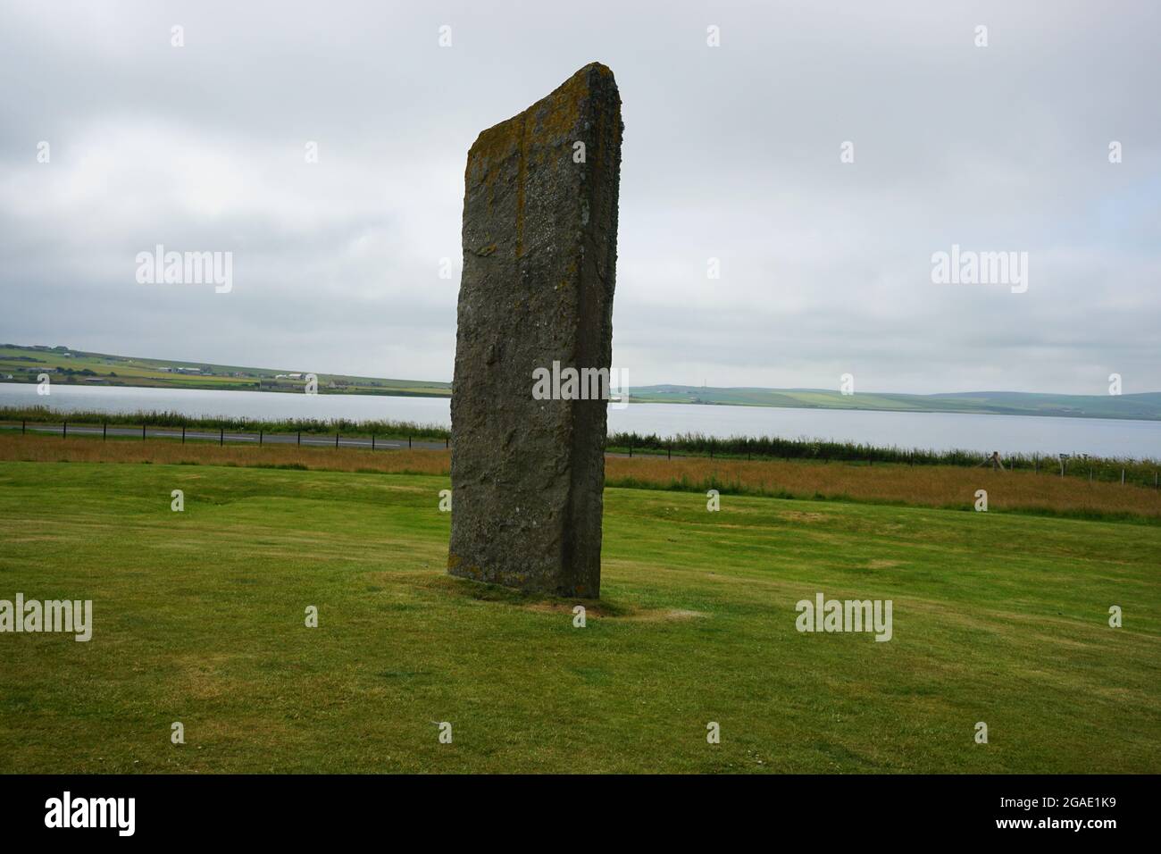 Standing Stones of Stenness Orkney Stock Photo