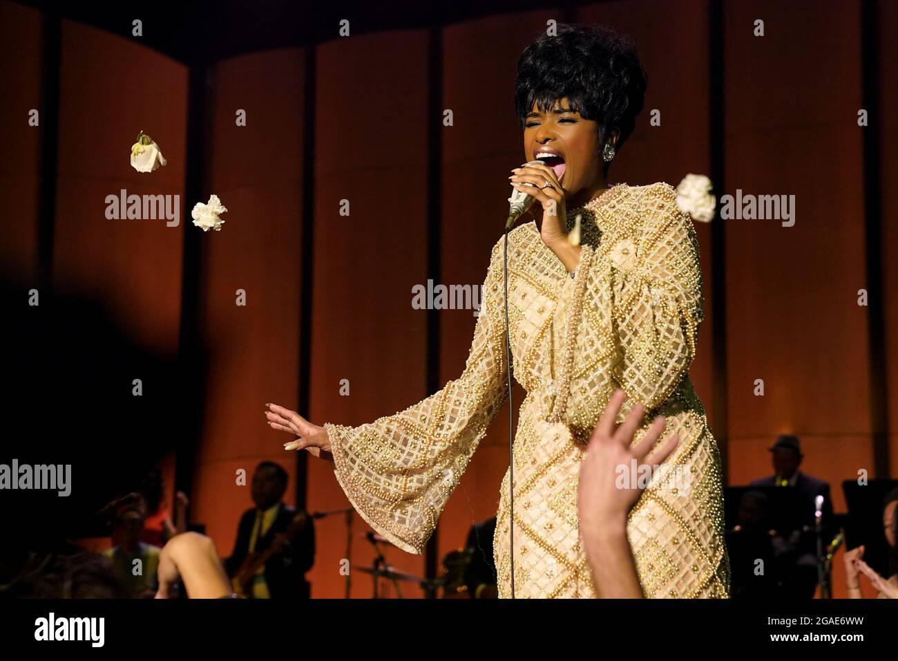 Respect (2020) directed by Liesl Tommy and starring Jennifer Hudson as Aretha Franklin in this biopic about the legendary R&B singer. Stock Photo