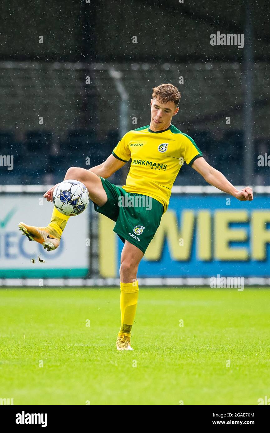 dordrecht 30 06 2021 season 2021 2022 pre season friendly match riwal hoogwerkers stadion fortuna sittard player daan bisschop during the match fc dordrecht fortuna sittard