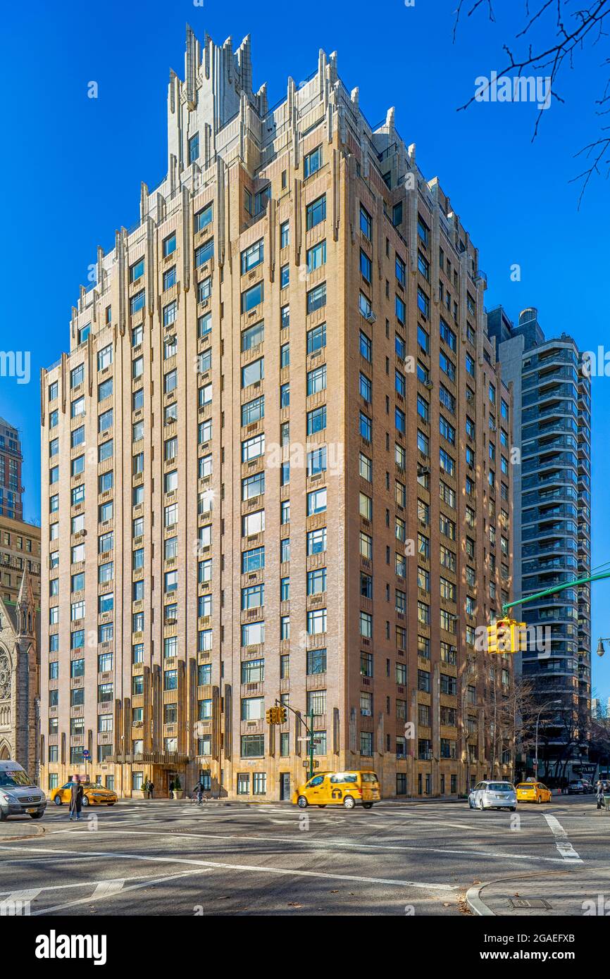 55 Central Park West is an Art Deco landmark designed by Schwartz