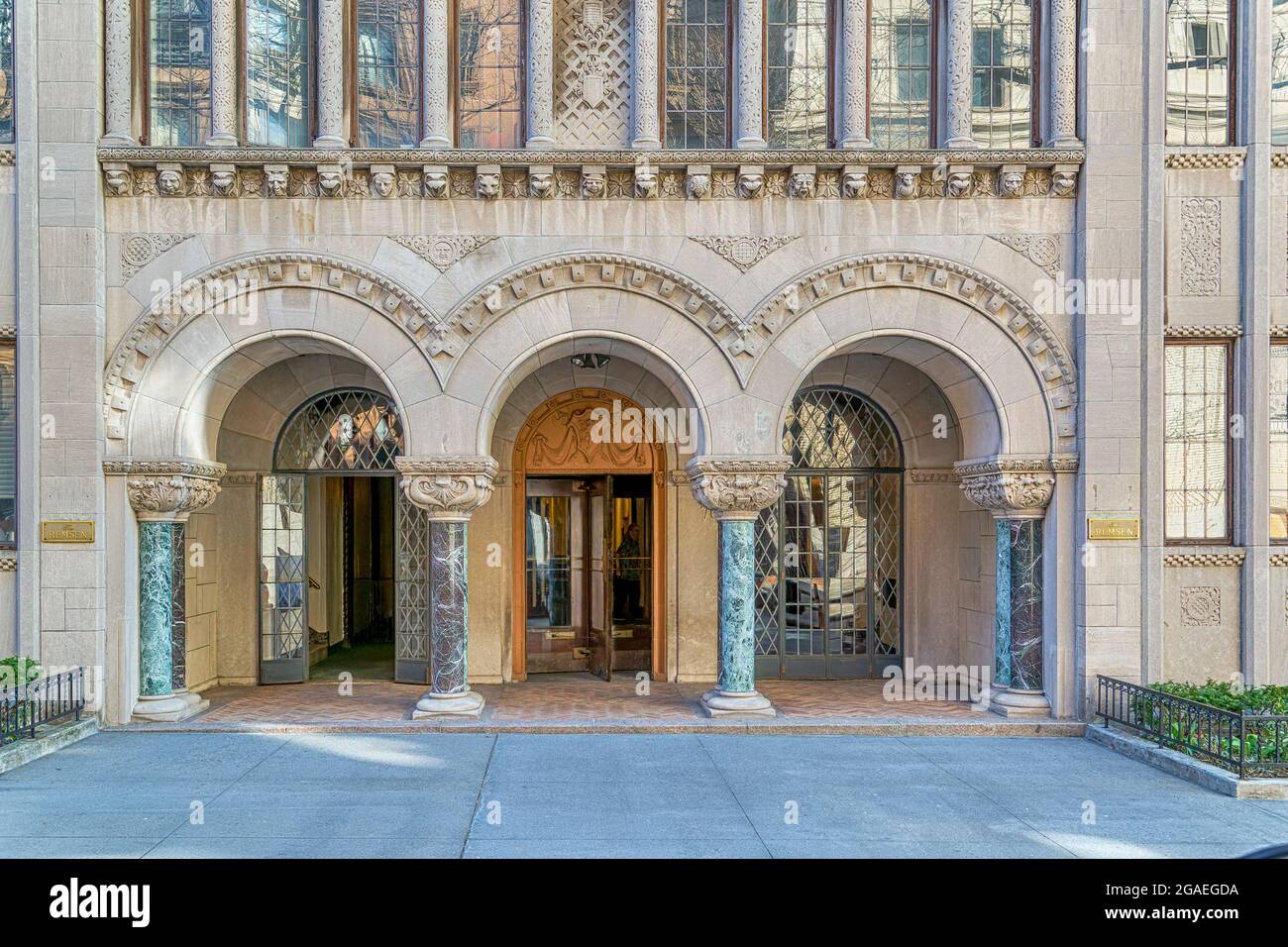 70 Remsen Street, designed by H.I. Feldman, is part of the Brooklyn